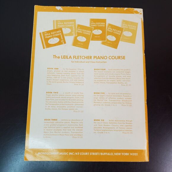 The Leila Fletcher Piano Course Book 3 (1950) Montgomery Music Buffalo NY - Picture 2 of 14